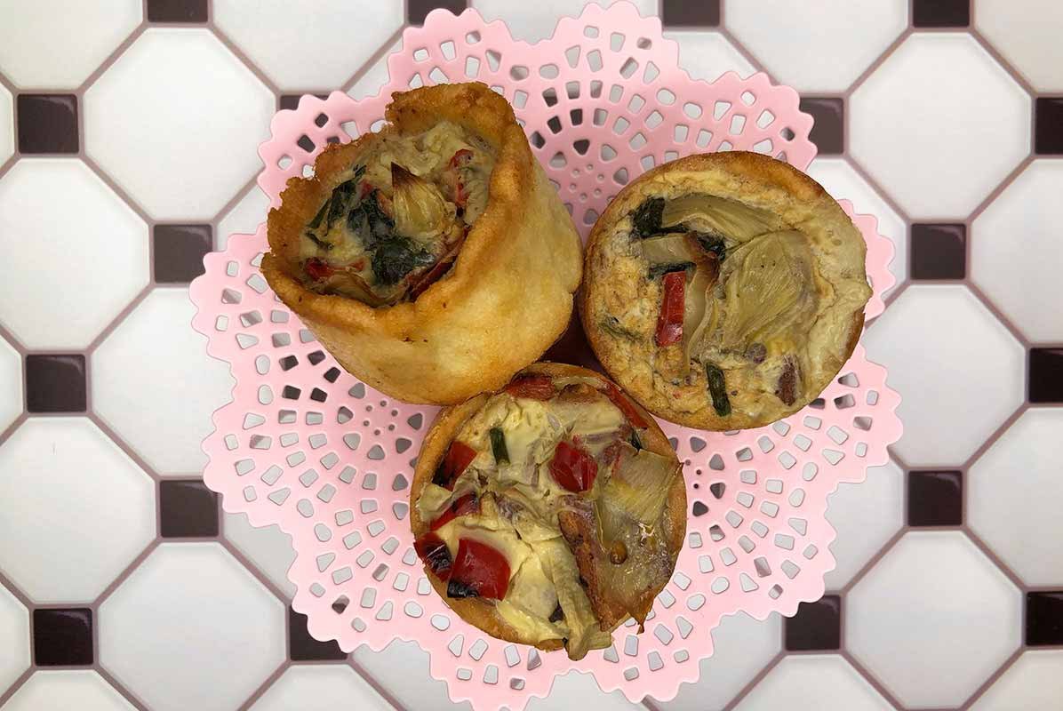 mini gluten and dairy free quiche