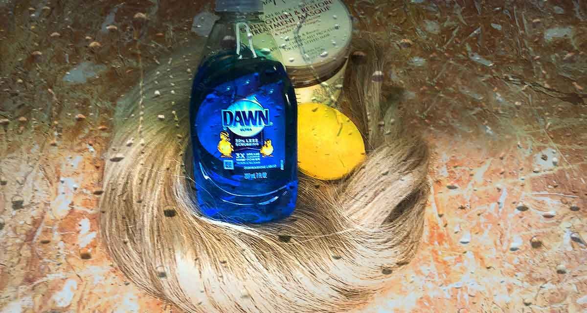 How to Chelate Your Hair with Dawn Soap & Lemons