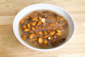 How to make Vegan Cheese, Soaked almonds