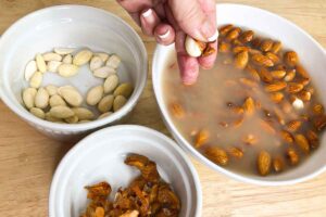 How to make Vegan Cheese, Soaked almonds